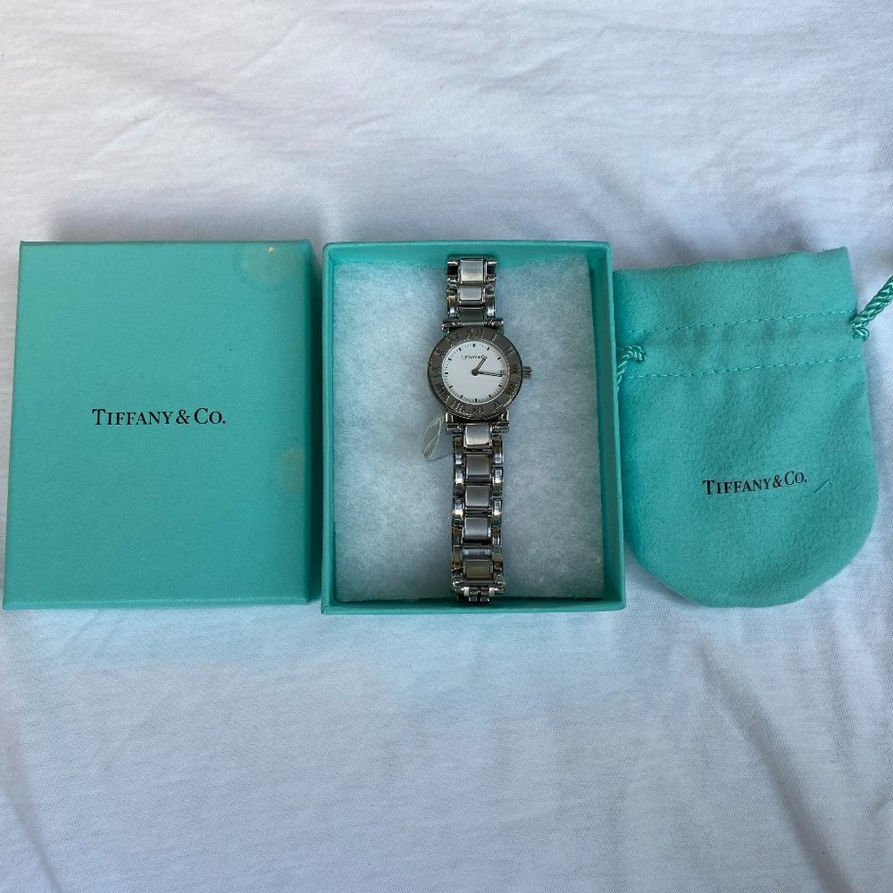 💢SOLD💢 Tiffany & Co. 25mm Stainless Steel Atlas